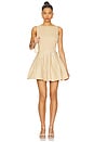 view 1 of 6 by Marianna Rini Mini Dress in Light Beige