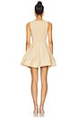view 5 of 6 by Marianna Rini Mini Dress in Light Beige