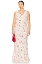 view 2 of 7 by Marianna Hallie Maxi Dress in Suki Cherry Abstract