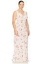view 4 of 7 by Marianna Hallie Maxi Dress in Suki Cherry Abstract