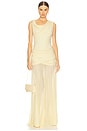 view 1 of 3 by Marianna Tine Gown in Butter Yellow