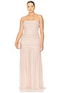 view 4 of 4 by Marianna Tia Gown in Blush Pink
