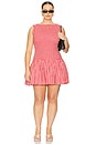 view 2 of 7 by Marianna Gwen Mini Dress in Red & White