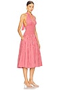 view 3 of 7 by Marianna Gwen Midi Dress in Red & White