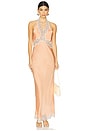 view 1 of 6 by Marianna Lay Midi Dress in Peach