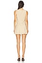 view 5 of 6 by Marianna Tinah Mini Dress in Beige