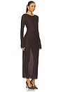 view 3 of 6 by Marianna Delmer Midi Dress in Brown