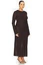 view 4 of 6 by Marianna Delmer Midi Dress in Brown