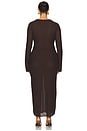 view 6 of 6 by Marianna Delmer Midi Dress in Brown