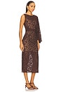 view 3 of 11 by Marianna Ayden Midi Dress in Dark Brown