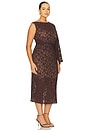 view 4 of 11 by Marianna Ayden Midi Dress in Dark Brown