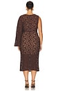 view 6 of 11 by Marianna Ayden Midi Dress in Dark Brown