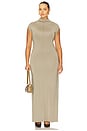 view 2 of 6 by Marianna Rebecca Maxi Dress in Beige