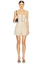 view 5 of 6 by Marianna Leala Short in Tan Beige