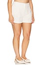 view 4 of 6 by Marianna Emi Short in Khaki Stripe