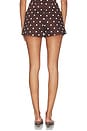 view 4 of 6 Polina Short in Brown & Ivory Dot