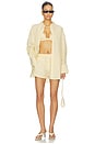 view 5 of 6 Romy Short in Yellow Stripe