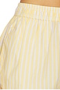 view 6 of 6 Romy Short in Yellow Stripe