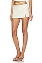 view 3 of 6 Kora Linen Mini Skort in Beige