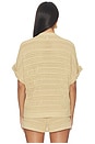 view 3 of 4 Kym Openwork Short in Taupe