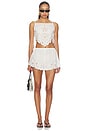 view 5 of 6 Noire Short in White