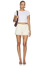 view 5 of 6 SHORTS DE PUNTO EN CONTRASTE DAE in Ivory