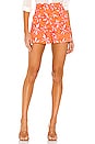 view 1 of 4 The Doriane Short in Orange Floral