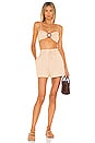 view 4 of 4 Jennica Short in Sand Yellow