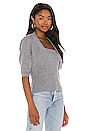 view 4 of 6 Ribbed Cami Sweater Set in Grey