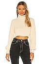 view 1 of 4 Lucia Cropped Turtleneck in Cream