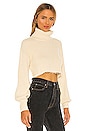 view 2 of 4 Lucia Cropped Turtleneck in Cream