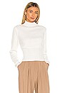 view 1 of 4 Missie Mock Neck in Ivory