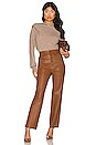 view 4 of 4 Linus Draped Sweater in Brown