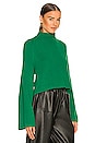 view 3 of 4 Isolde Mock Neck Sweater in Green