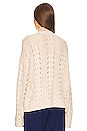 view 3 of 4 Farida Cable Crewneck Pullover in Ivory