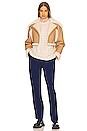 view 4 of 4 Farida Cable Crewneck Pullover in Ivory