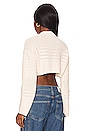 view 3 of 4 SUÉTER CORTO DE PUNTO PASCA in Ivory