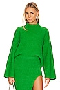view 1 of 4 Sachiye Oversized Crewneck in Green