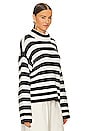 view 2 of 4 Stellan Striped Sweater in Black And White