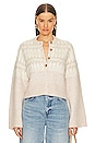 view 1 of 4 Zabel Fairisle Sweater in Cream & Beige Mutli