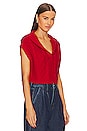 view 2 of 4 Zaria Knit Vest in Red