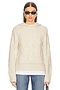 view 1 of 4 Narelle Cable Hoodie in Ivory