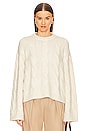 view 1 of 4 Adria Cable Sweater in Ivory