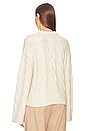 view 3 of 4 Adria Cable Sweater in Ivory