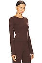 view 3 of 8 by Marianna Maradona Knit Top in Brown