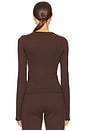 view 5 of 8 by Marianna Maradona Knit Top in Brown