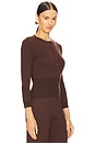 view 3 of 8 by Marianna Maradona Knit Cardigan in Brown