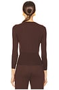 view 5 of 8 by Marianna Maradona Knit Cardigan in Brown