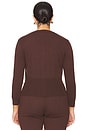 view 6 of 8 by Marianna Maradona Knit Cardigan in Brown