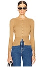 view 1 of 8 by Marianna Maradona Knit Cardigan in Dark Beige